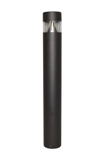 LED 6" Flat Top Bollard, 3997 Lumens, Wattage and CCT Selectable, 120-347V, Bronze Finish