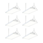 6PK Condor G3 Premium 2FT LED Linear High Bay Fixture, 11560 Lumens, 85 Watt, CCT Selectable 4000K/5000K, 120-277V, Comparable to 4 lamp T5, 6 Lamp 32W T8 or 250 watt HID