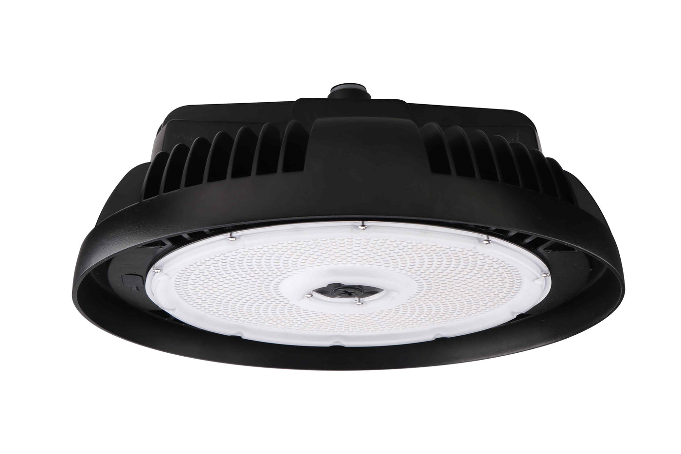 Round High Bay, 48,000 Lumen Max, Wattage Selectable, 5000K, 120-277V or 277-480V, Black Finish