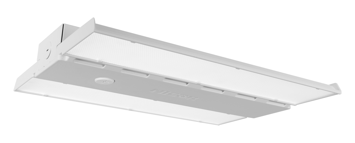 LED High Bay, 21,579 Lumen Max, Wattage 100/120/150W and CCT Selectable 35K/40K/50K/57K, 120-277V