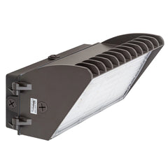 LED Semi Cutoff Wall Pack Light with Photocell, 9753 Lumen Max, Wattage and CCT Selectable, 120-277V, Dark Bronze Finish