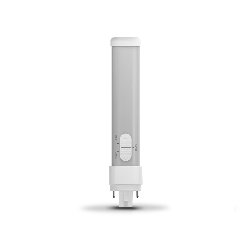 24PK 9.5W 1010LM PLC Type A Plastic 80 CRI 30K/35K/40K Horizontal Rotation 270 Degree G24Q