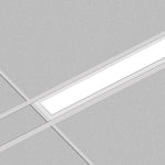 4FT Slim 4" Linear Surface Light, 3400 Lumen Max, Wattage and CCT Selectable, 110-277V