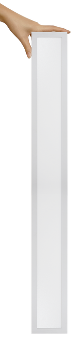 4FT Slim 4" Linear Surface Light, 3400 Lumen Max, Wattage and CCT Selectable, 110-277V