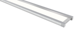 4FT Vertical Linear LED Fixture, 3200 Lumens, 40W, CCT Selectable, Louver Lens, Internal Driver 110-277V