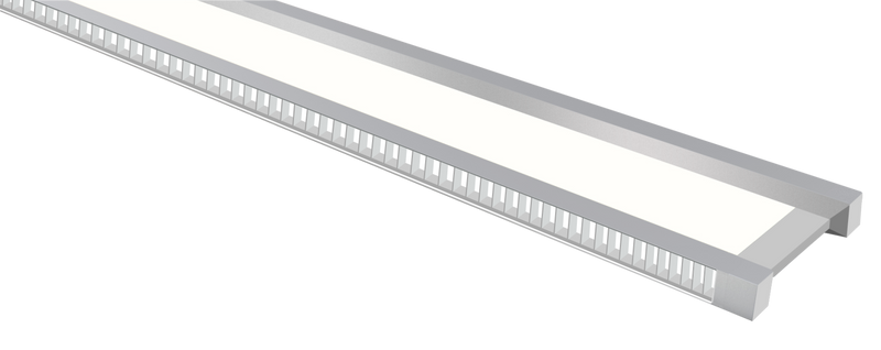 4FT Vertical Linear LED Fixture, 3200 Lumens, 40W, CCT Selectable, Louver Lens, Internal Driver 110-277V