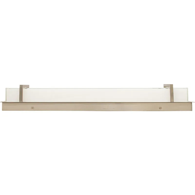 24" LED Multi-CCT Vanity Light with Cube PC Lens, 16W, 1120 Lumens, Brushed Nickel