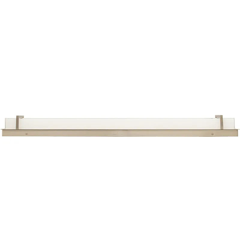 36" LED Multi-CCT Vanity Light with Cube PC Lens, 24W, 2100 Lumens, Brushed Nickel