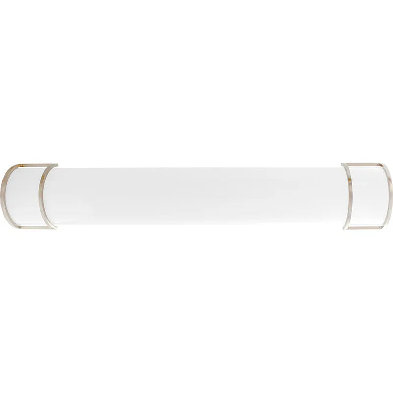 36" LED Multi-CCT Vanity Light with Metal Rings, 25W, 2560 Lumens, Brushed Nickel