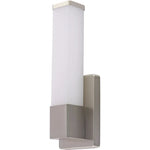 14" LED Wall Switch Multi-CCT Vanity Light, 16W, 1360 Lumens, Brushed Nickel