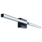 36" Slim Rotatable Vanity Light, 30W, 2100 Lumens, CCT Selectable, Brushed Nickel, Brushed Brass, or Black