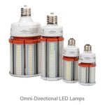 LED HID Replacement lamp feat. Power Select & Color Select. 18/12/9W, 3K,4K,5K, E26 Base, Direct Drive