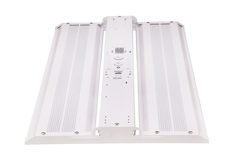 Oslo Compact Linear High Bay Fixture, 42,000 Lumens, Wattage and CCT Selectable, 277-480V