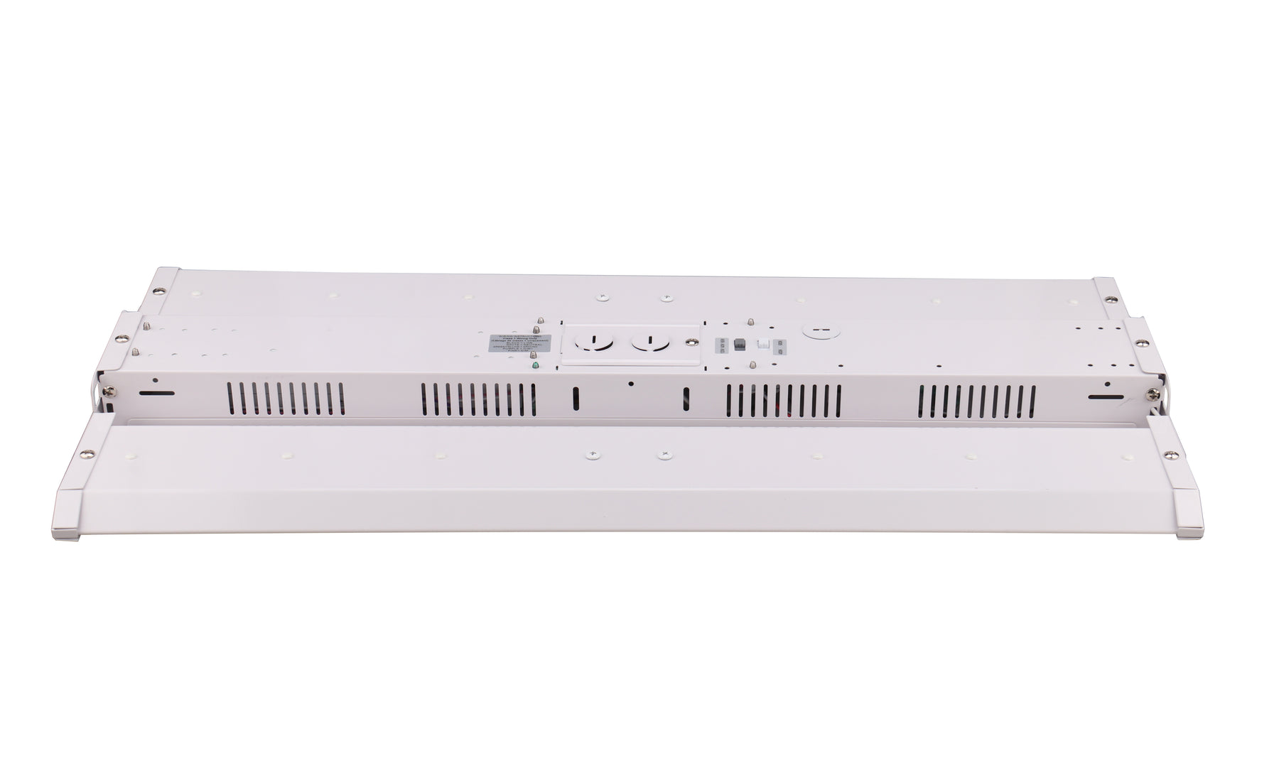 Oslo Compact Linear High Bay Fixture, 23,100 Lumens, Wattage and CCT Selectable, 277-480V