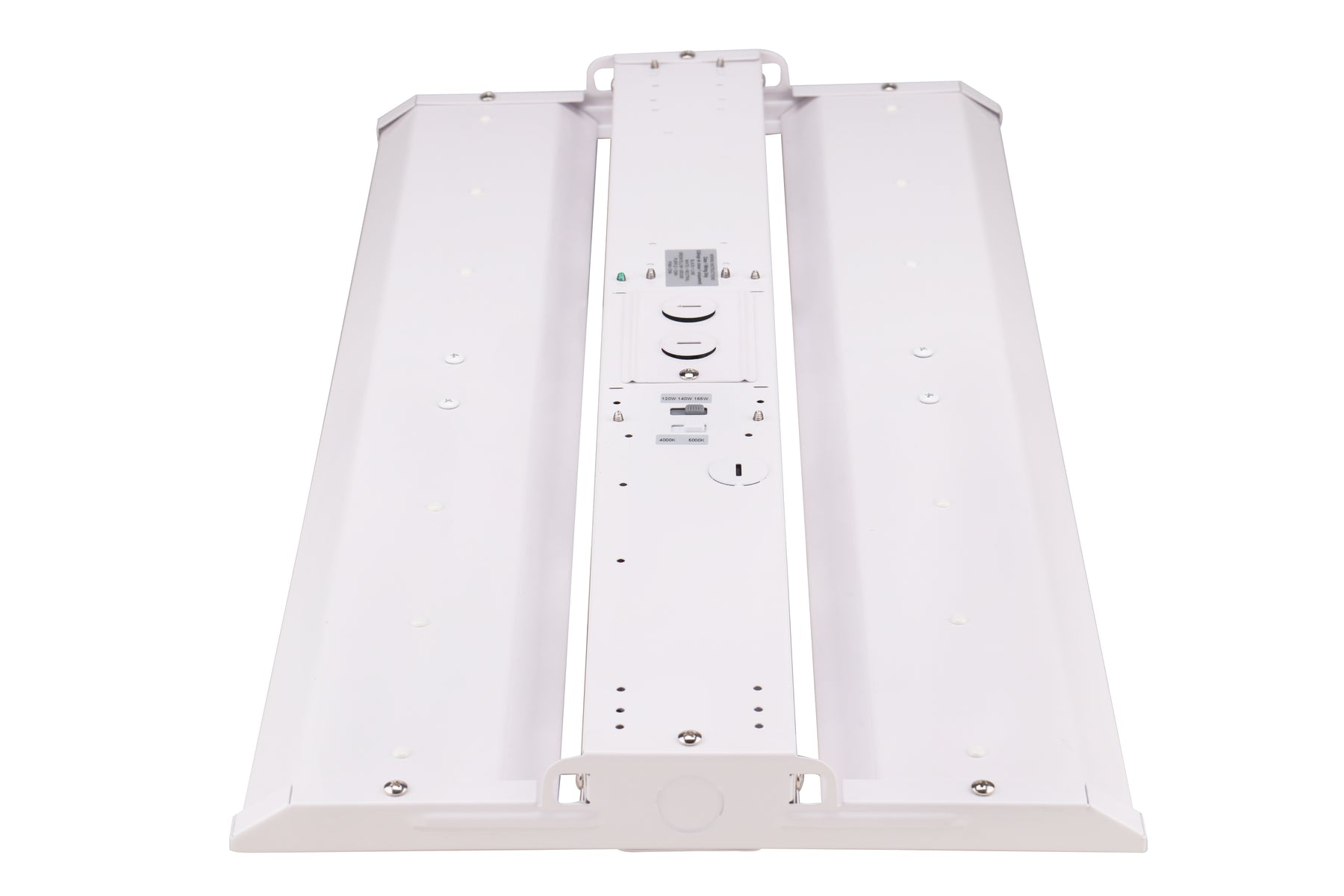 Oslo Compact Linear High Bay Fixture, 23,100 Lumens, Wattage and CCT Selectable, 277-480V