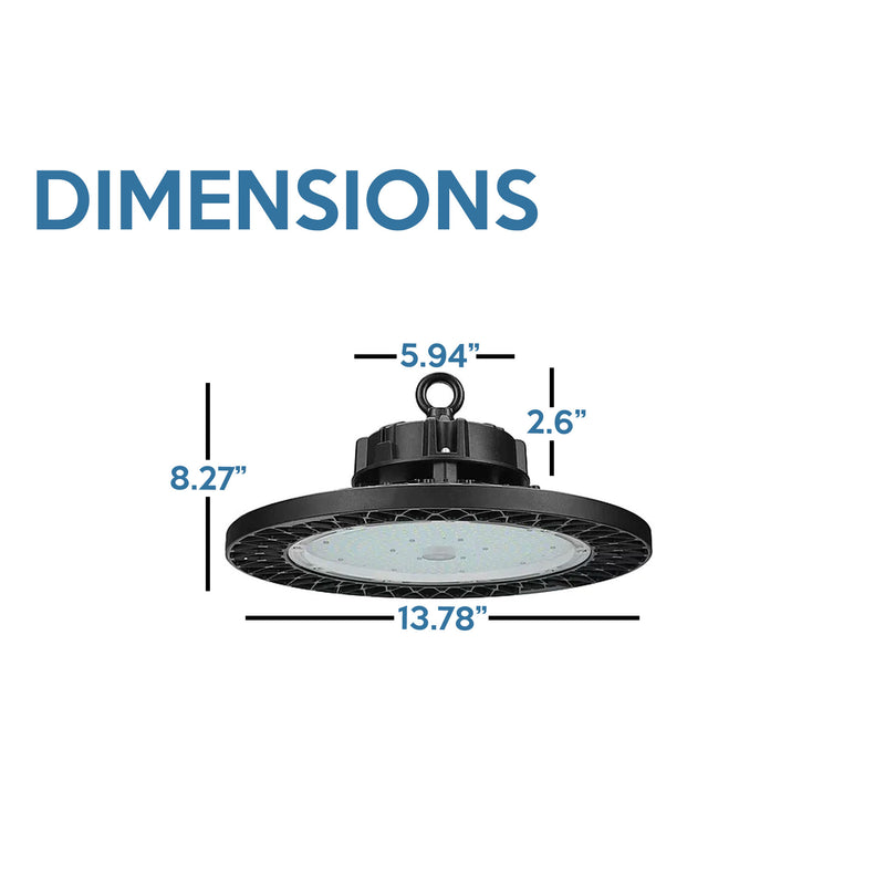 LED Mars UFO High Bay, 200 watt, 26,300 Lumens, Comparable to 400+ Watt Fixture, 120-277V