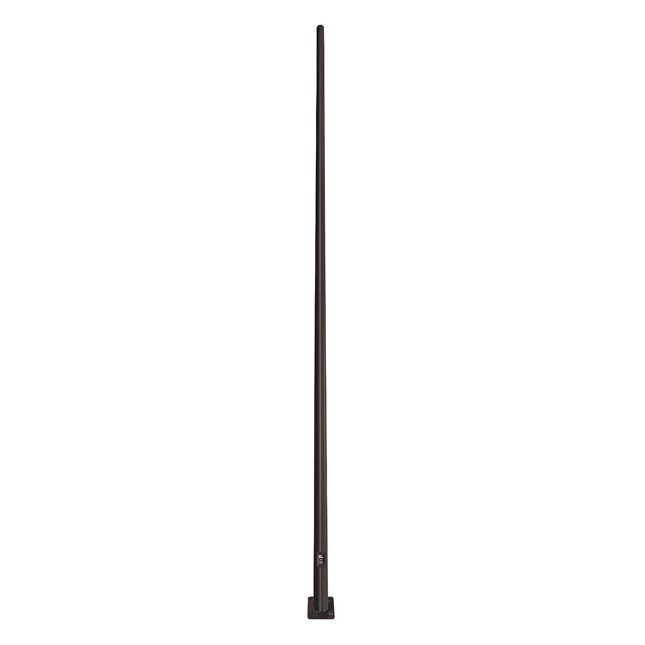 Quick Ship - 20 Foot Round Tapered Steel Light Pole, 5.8 Inch Diameter, 11 Gauge