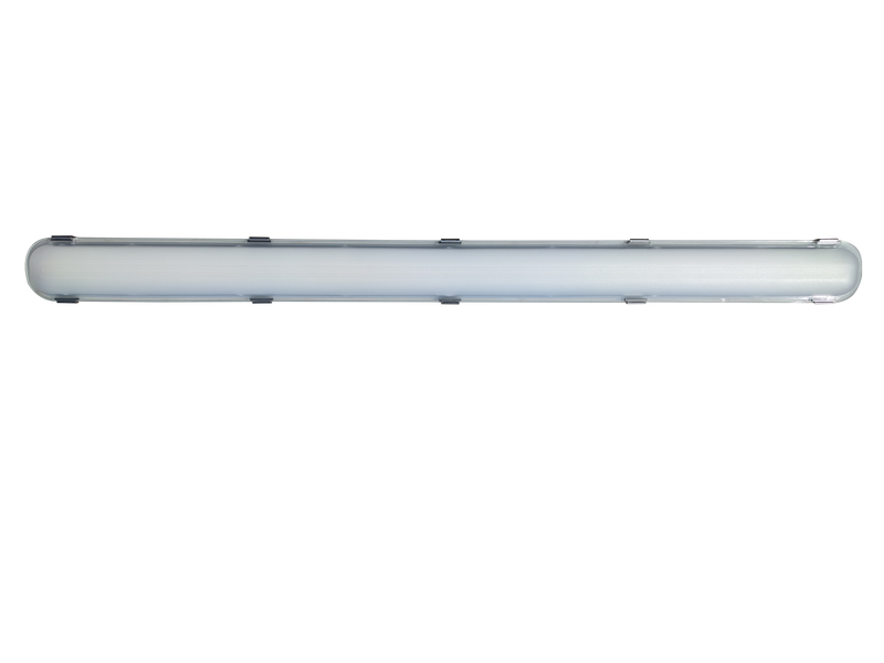 4FT LED Vapor Tight Fixture, 7611 Lumens, CCT and Wattage Selectable, 120-277V