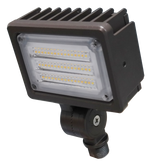 LED Flood Light, 2000, 4000, or 7000 Lumens, 16/31/51W, 3500K, 4000K, 5000K CCT Selectable, 120-277V, Dark Bronze Finish