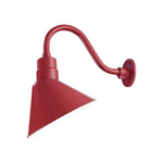 Millennium Lighting 12" RLM Angle Shade, Satin Red Finish