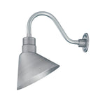 Millennium Lighting 12" RLM Angle Shade, Galvanized Finish