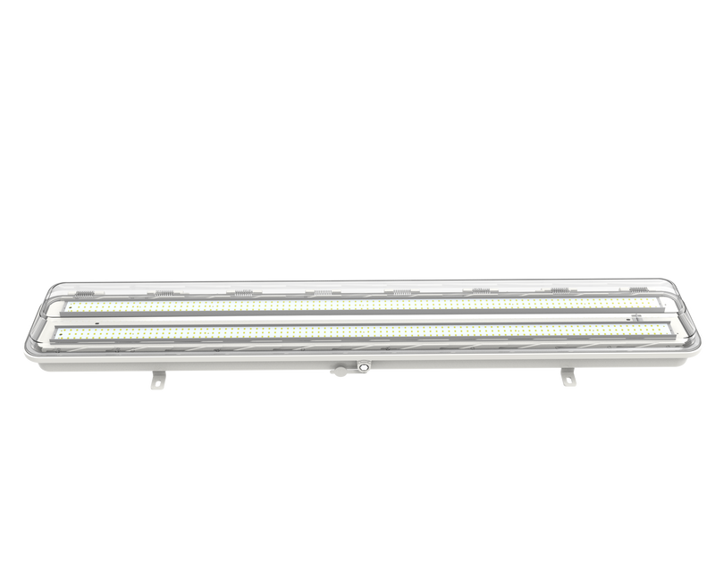 4FT LED Linear Explosion Proof Light, Class 1 Division 2, 7000 Lumens, 50W, 5000K, Beam Angle 120 degree, 100-277V, R Series