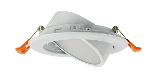 6" LED Adjustable Ultra Slim Recessed Light, 1125 Lumens, CCT Selectable 2700K/3000K/3500K/4000K/5000K, 15W, 120V