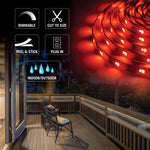 RibbonFlex Home RGBW Multicolor Indoor/Outdoor LED Strip Light Tape, 24V, 1456 Lumens, 24W, 3000K