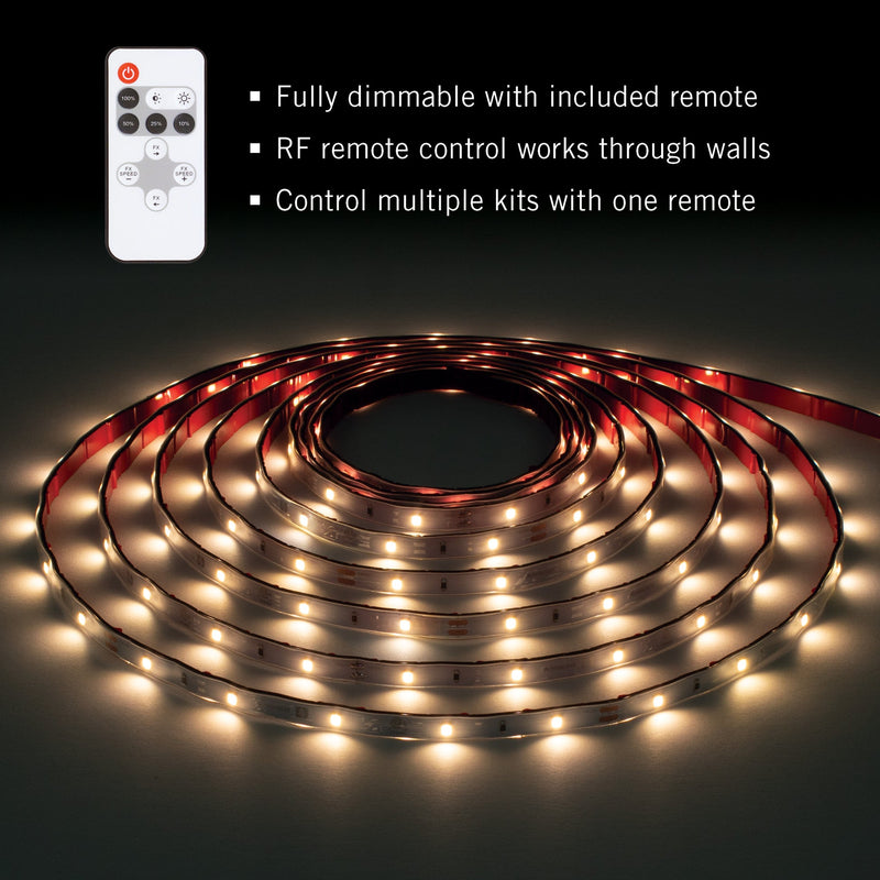 RibbonFlex Home White Indoor/Outdoor LED Strip Light Tape, 24V, 2600 Lumens, 24W, 3000K