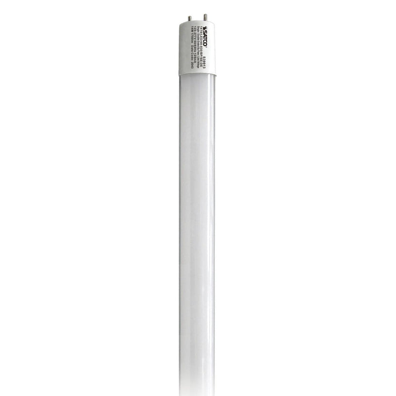 SATCO 14W T8 LED; Medium bi-pin base; 50000 Average rated hours, 120-277V, 3000K