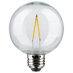 24Ft, LED String Light, Includes 12-G25 bulbs, 2200K, 120 Volts