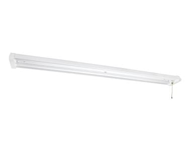 4 Foot Linkable LED Shop light fixture G2, 4,300 Lumens, 42W, 120V, 5000K CCT, White Finish