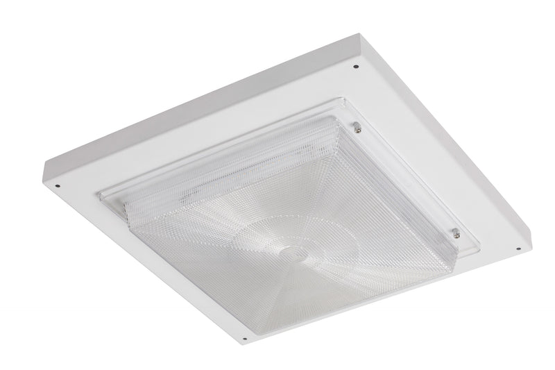 LED Canopy Light, 6,600 Lumens, CCT and Wattage Selectable, 120-277V