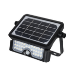 Solar Flood Integrated Flood Light Pad, 5W, 500 Lumens, 4000K, Black