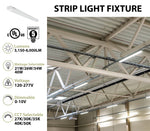 Blade G4 4FT LED Strip Light Fixture, 6000 Lumen Max, Wattage and CCT Selectable, 120-277V