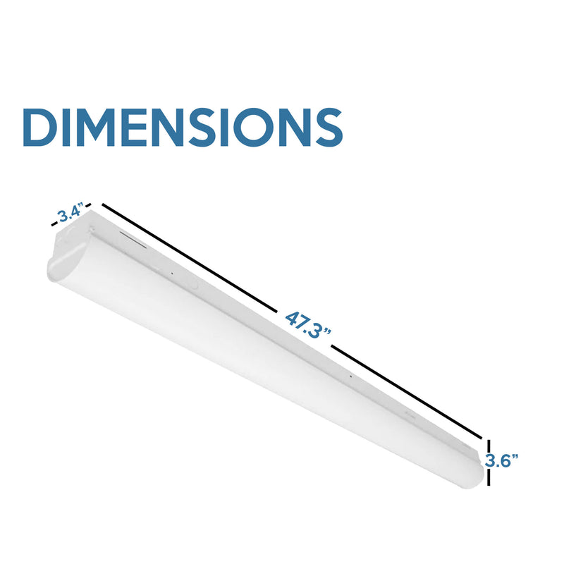 Blade G3 4FT LED Strip Light Fixture, 5200 Lumen Max, Wattage and CCT Selectable, 120-277V