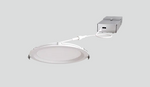 8" Round Multifit Flat Recessed Light, 1,500 Lumens, 17.5W, 120-277V, CCT Selectable 2700K/3000K/3500K/4000K/5000K