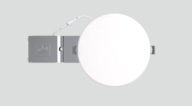 6" Round Multifit Cloud Light, 1,000 Lumens, 14.5W, 120-277V, CCT Selectable 2700K/3000K/3500K/4000K/5000K