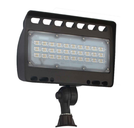 Integrated LED Wall Wash Landscape Flood Light, 50 Watt, 5250 Lumen Max, 3000K or 5000K, 12V