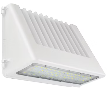 Wall Pack: FC-Line, 11,600 Lumen Max, Wattage and CCT Selectable, 120-277V, Black or White Finish