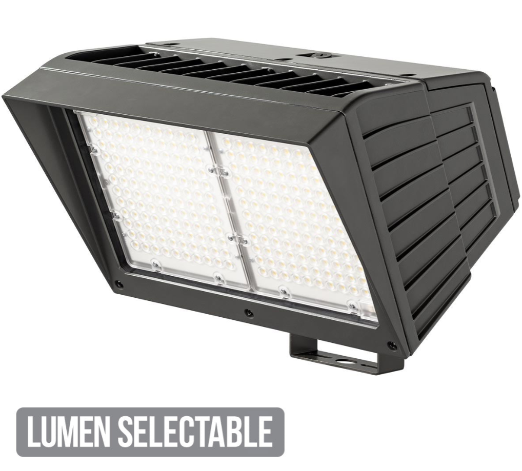 Extreme LED Flood Light, 50,275 Lumen Max, Wattage and CCT Selectable, Predator Mount, 120-277V or 347-480V, Bronze