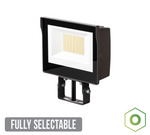 2PK Origin LED Large Flood Light, 20,015 Lumen Max, Wattage and CCT Selectable, Knuckle & Trunnion, 120-277V