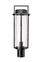 Russell 1-Light Outdoor Post Lantern Powder Coated Black