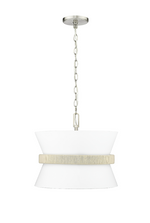 Kimbry 3-Light Pendant light Brushed Nickel or Vintage Brass, Kimbry Collection