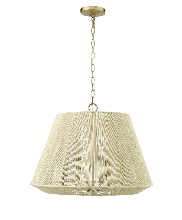 Sterling 6-Light Pendant light Matte Black or Modern Gold, Sterling Collection