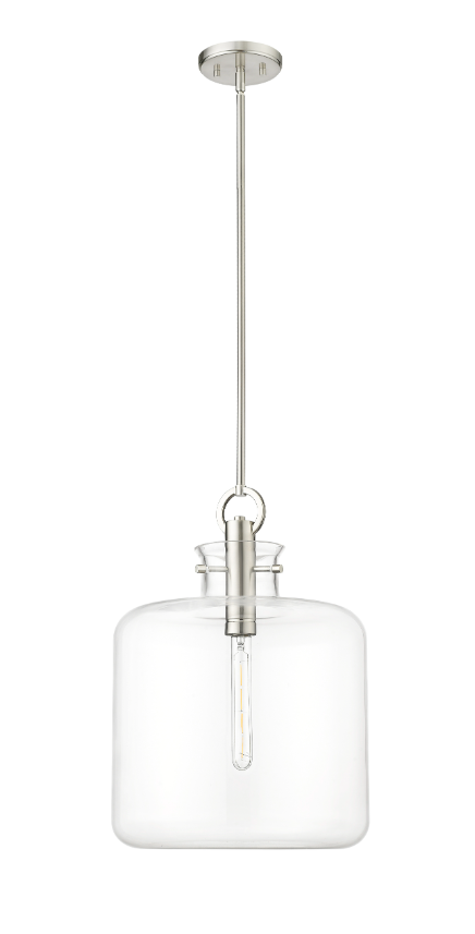 Hayloft 1-Light Pendant light Brushed Nickel or Matte Black, Hayloft Collection