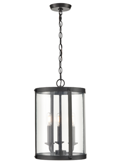 Aydenn 3-Light Pendant light Brushed Nickel or Matte Black, Aydenn Collection