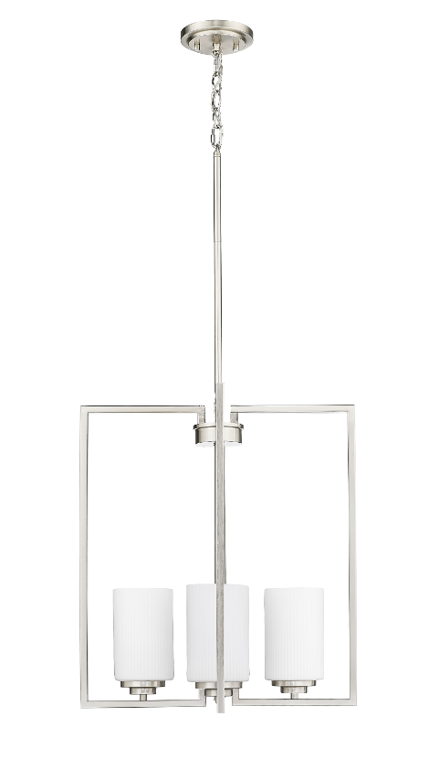 Luxx 4-Light Pendant light Brushed Nickel or Matte Black, Luxx Collection