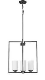 Luxx 4-Light Pendant light Brushed Nickel or Matte Black, Luxx Collection