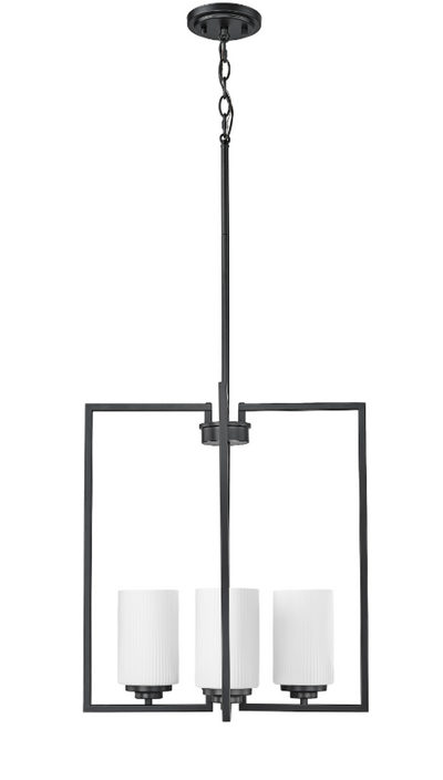 Luxx 4-Light Pendant light Brushed Nickel or Matte Black, Luxx Collection